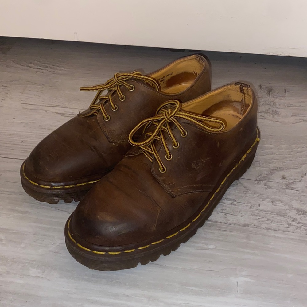 Vintage Brown Oxford Doc Martens